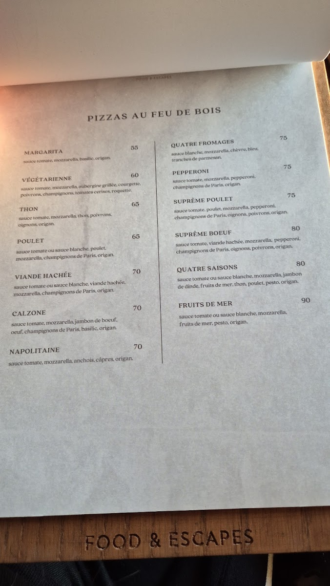 Menu La Plage Experience, Cafe Restaurant, El Jadida-7